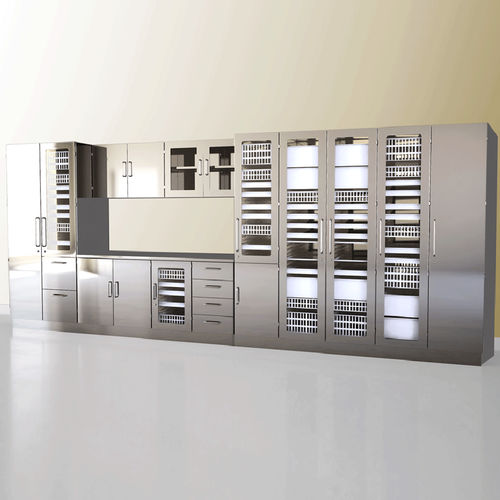Multi-function cabinet unit - ISO-L200 - LASA - for general purposes / for laboratory material / for instruments