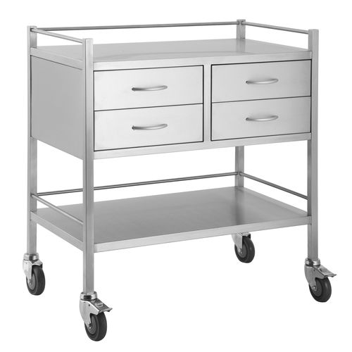 Medical trolley - SSTD04 - Pacific Medical - for general purposes / transport / stainless steel