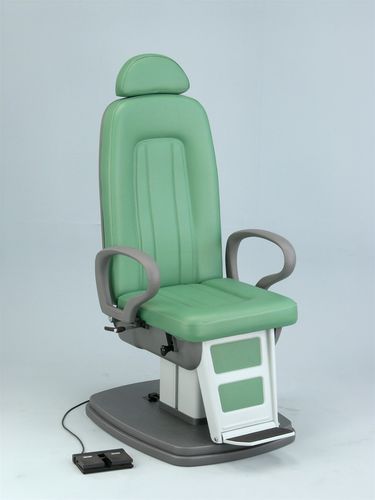 Ophthalmic examination chair - Sonne - F.I.S.O - Fabbrica Italiana Strumenti Oftalmici - electric / foot-operated / height-adjustable