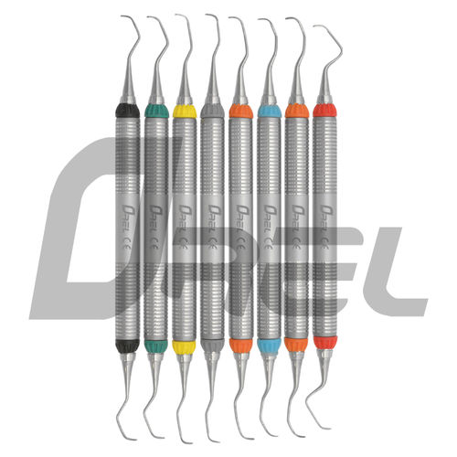 Orthodontic curette - OBI 001371 - Orel Brands Industries - Gracey / double-ended