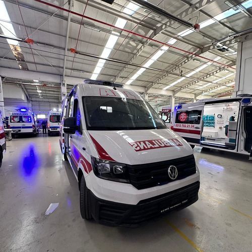 Intensive care ambulance - Volkswagen Crafter - ICU AUTOMOTIVE IMPORT EXPORT AND CONSULTING. - for infant incubators / transfer / van