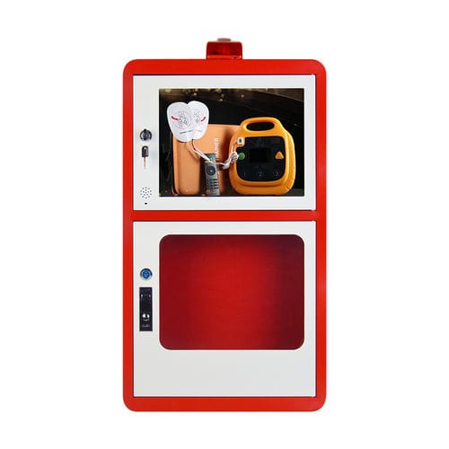Security cabinet - M6V - Shenzhen WAP-health Technology - emergency / for defibrillator / hospital
