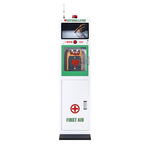 Security cabinet - M5V SOS - Shenzhen WAP-health Technology - emergency / for defibrillator / hospital