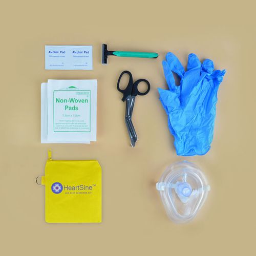 Resuscitation medical kit - 3034Y - Shenzhen WAP-health Technology - first aid / CPR / with glove
