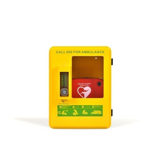 Security cabinet - WAP-M3K - Shenzhen WAP-health Technology - for defibrillator / wall-mounted / with hinged door