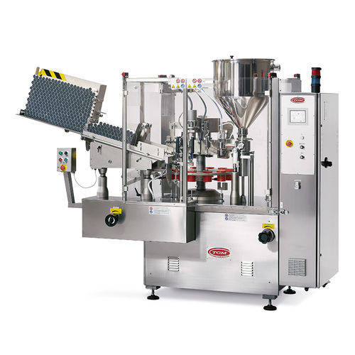 Automatic filling machine - S400 - TGM - TECNOMACHINES srl - volumetric / floor-standing / for tubes