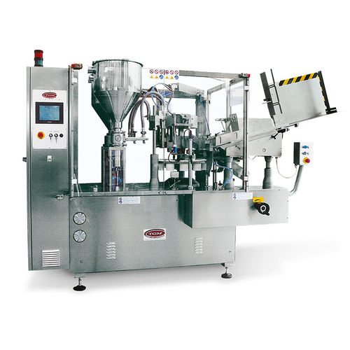 Automatic filling machine - S423 - TGM - TECNOMACHINES srl - volumetric / floor-standing / for tubes