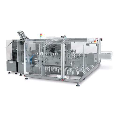 Intermittent cartoning machine - BOX100 - TGM - TECNOMACHINES srl - horizontal / floor-standing / bottle