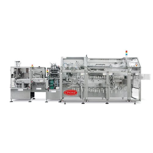 Continuous cartoning machine - BOX200 - TGM - TECNOMACHINES srl - horizontal / floor-standing / bottle