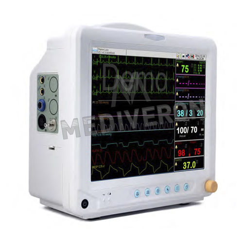 Portable patient monitor - MVPMF512 - Mediveron - ECG / TEMP / pulse rate