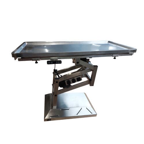 Electric veterinary operating table - Mano Medical - for pets / variable height / tilting