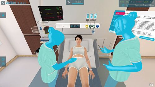 Pain management software - Acute Abdominal Pain - UbiSim - training / simulation / nursing care