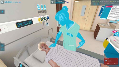 Training software - Angina - UbiSim - medical / cardiovascular / AI-assisted