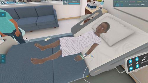 Pain management software - Sickle Cell Disease: Pain Episode - UbiSim - training / simulation / nursing care
