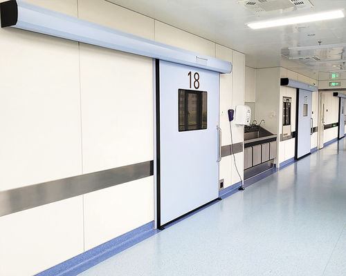 Air-tight door - SLEEK - operating room / sliding / hermetic