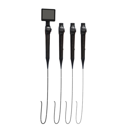 Video bronchoscope with integrated video monitor - M3S - Junyuan Medical