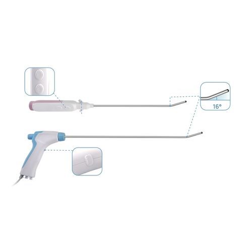 High-definition video hysteroscope - DEHS1 - Junyuan Medical - single use