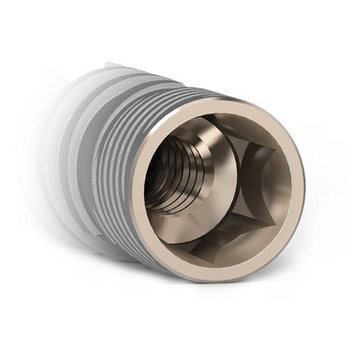 Conical dental implant - Advance XS  - Kinetical SRL - titanium / internal hexagon / straight