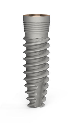 Conical dental implant - Spirit XS - Kinetical SRL - titanium / conical / straight