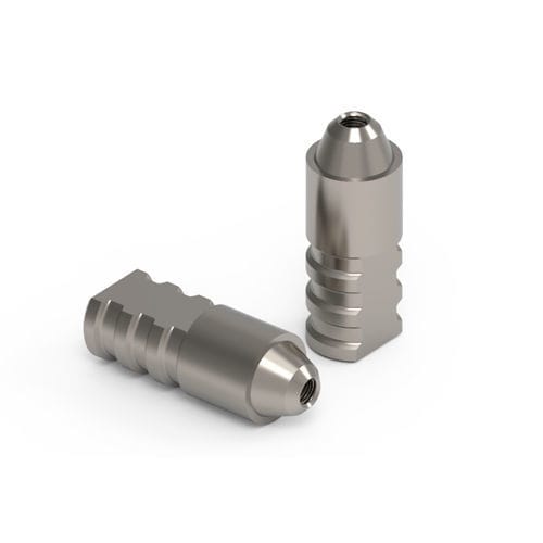 Stainless steel dental implant analog - 001939 - Kinetical SRL - straight