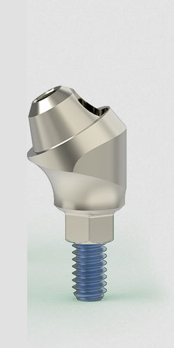 Titanium implant abutment - 0012 series - Kinetical SRL - internal / screw / multi-unit angled