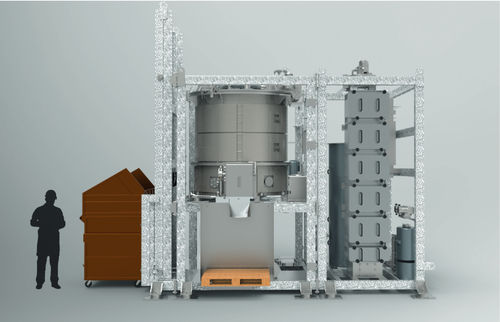 Infectious material waste treatment system - Converter® H5000 - OMPECO SRL - for the pharmaceutical industry / medical / automatic