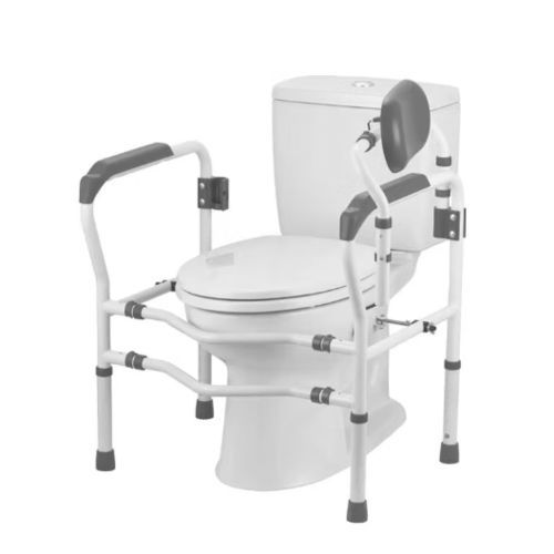 Toilet grab bar - 9401790000 - Sun Medical Products - folding / stainless steel
