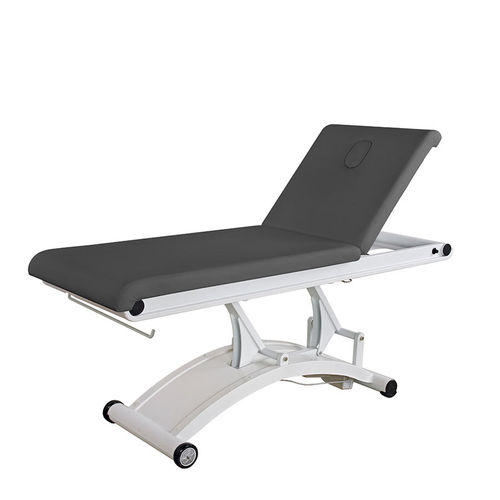 Electric massage table - Cervic - Weelko - on casters / with adjustable height backrest / 2-section