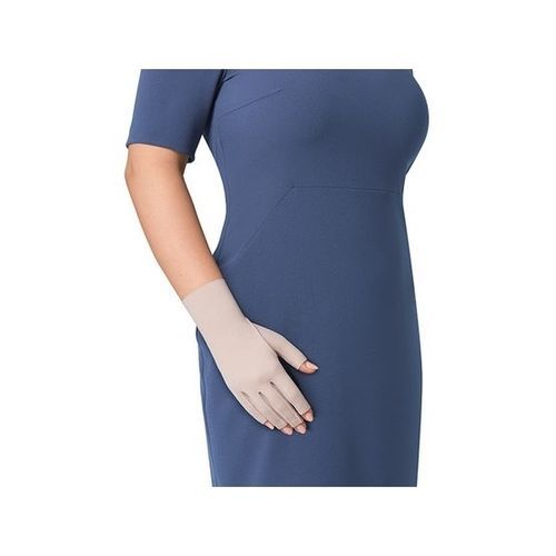 Lymphedema support compression glove - Bella LITE - Jobst Global - unisex / black / beige