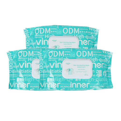 Body hygiene sanitazing wipes - Vinner Care - pack of 100