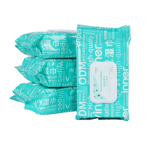Floors ans surface sanitazing wipes - Vinner Care - pack of 200