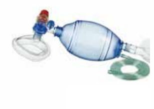 Emergency care manual resuscitator - 21.02 series - QUIROSA, S.A - PVC / disposable / with mask