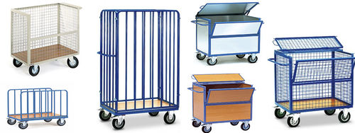 Storage trolley - NERI - 1-door / mobile