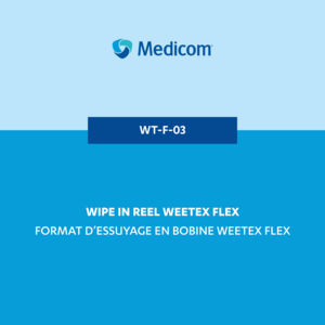 Floors ans surface sanitazing wipes - Weetex Flex - Medicom SAS