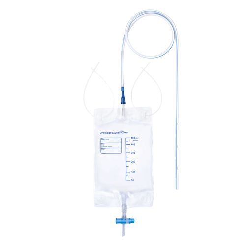 Wound drainage set - 22051 - Primed Halberstadt Medizintechnik GmbH - graduated / with anti-reflux valve / silicone