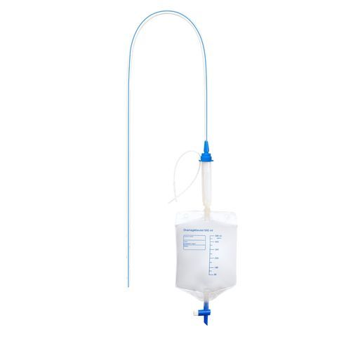 Wound drainage set - 2206 series - Primed Halberstadt Medizintechnik GmbH - graduated / with anti-reflux valve / radiopaque