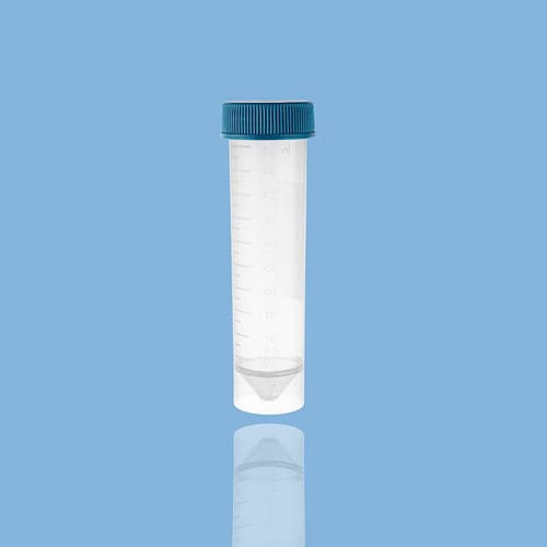 Centrifuge test tube - 3K LABORATUVAR MEDİKAL PLASTİK LTD.ŞTİ. - laboratory / with flat-bottom / biological