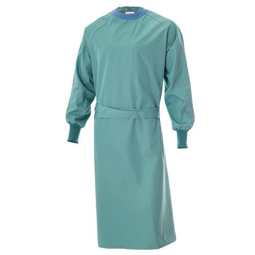 Unisex surgical gown - Europe Bata - Technotex Quality Fabrics SLU - polyester / waterproof / blue