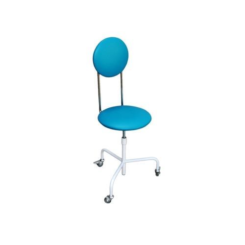 Healthcare facility stool - SVS-P - Zapovit - medical / height-adjustable / with backrest