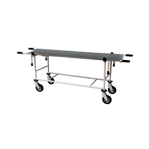 Transport stretcher trolley - TAP - Zapovit - mortuary / manual / stainless steel