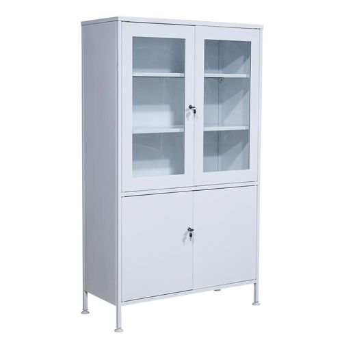 Cabinet with shelf - BL-2S - Zapovit - with door / metal / 4 doors