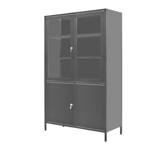 Cabinet with shelf - SHM-2C(N) - Zapovit - with door / stainless steel ...