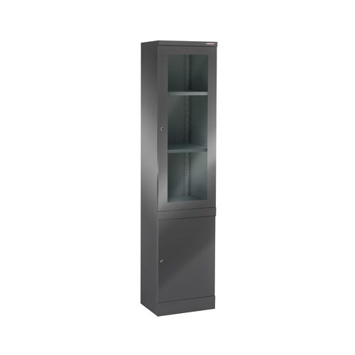 Laboratory cabinet - SHL-1S (N) - Zapovit - with shelf / with door / metal