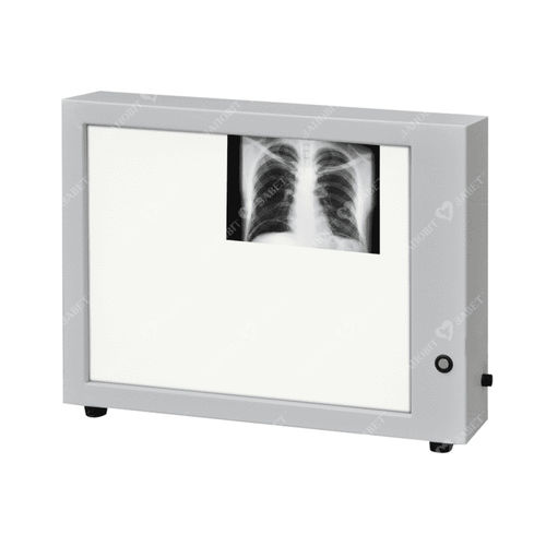 2-screen X-ray film viewer - N-2 - Zapovit - with switch / vertical