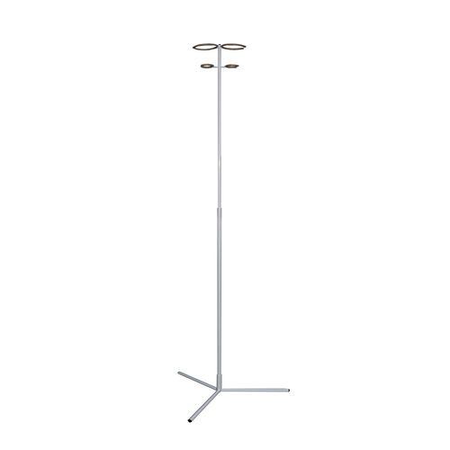 Floor-mounted IV pole - SHDV-U - Zapovit - 2-hook / with infusion pump bracket