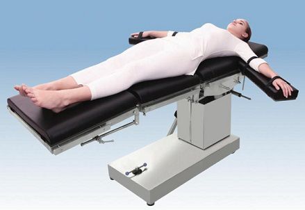 Universal operating table - AVI-001 - Avishkhar International - hydraulic / adjustable height / tilting