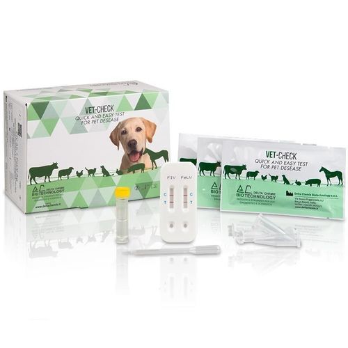 Feline leukemia test kit - VR005 - DELTA CHEMIE BIOTECHNOLOGY - veterinary / for FIV / for FeLV