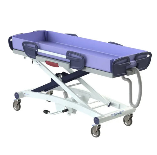 Electric shower trolley - Marina  - Lopital Nederland B.V. - hydraulic / adult