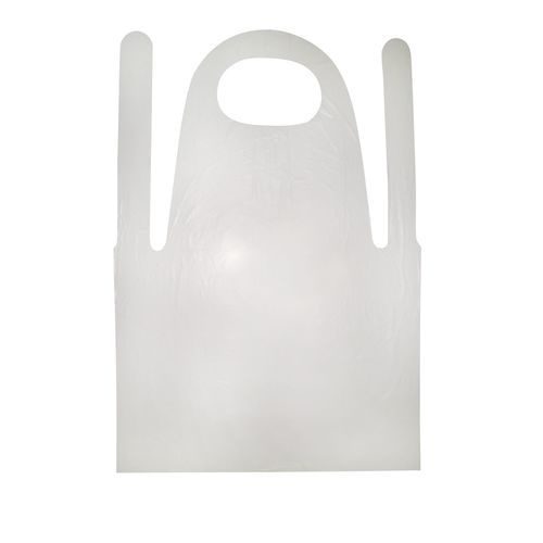 Unisex medical apron - 137-1-20A - Secured Medical Direction - polyethylene / disposable / white