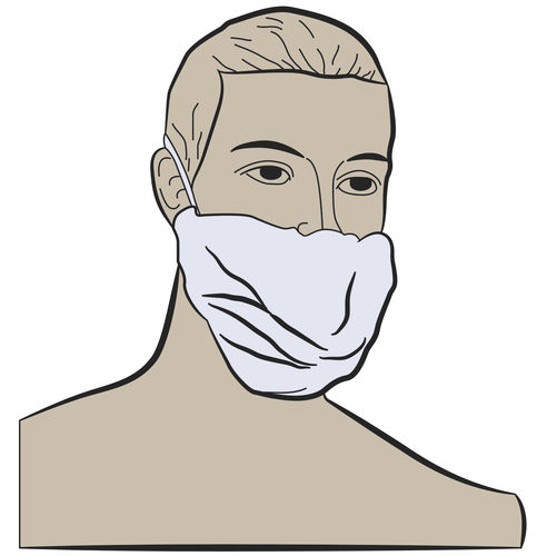 Hospital beard-cover - 111-1-18A - Secured Medical Direction - clean room / laboratory / polypropylene